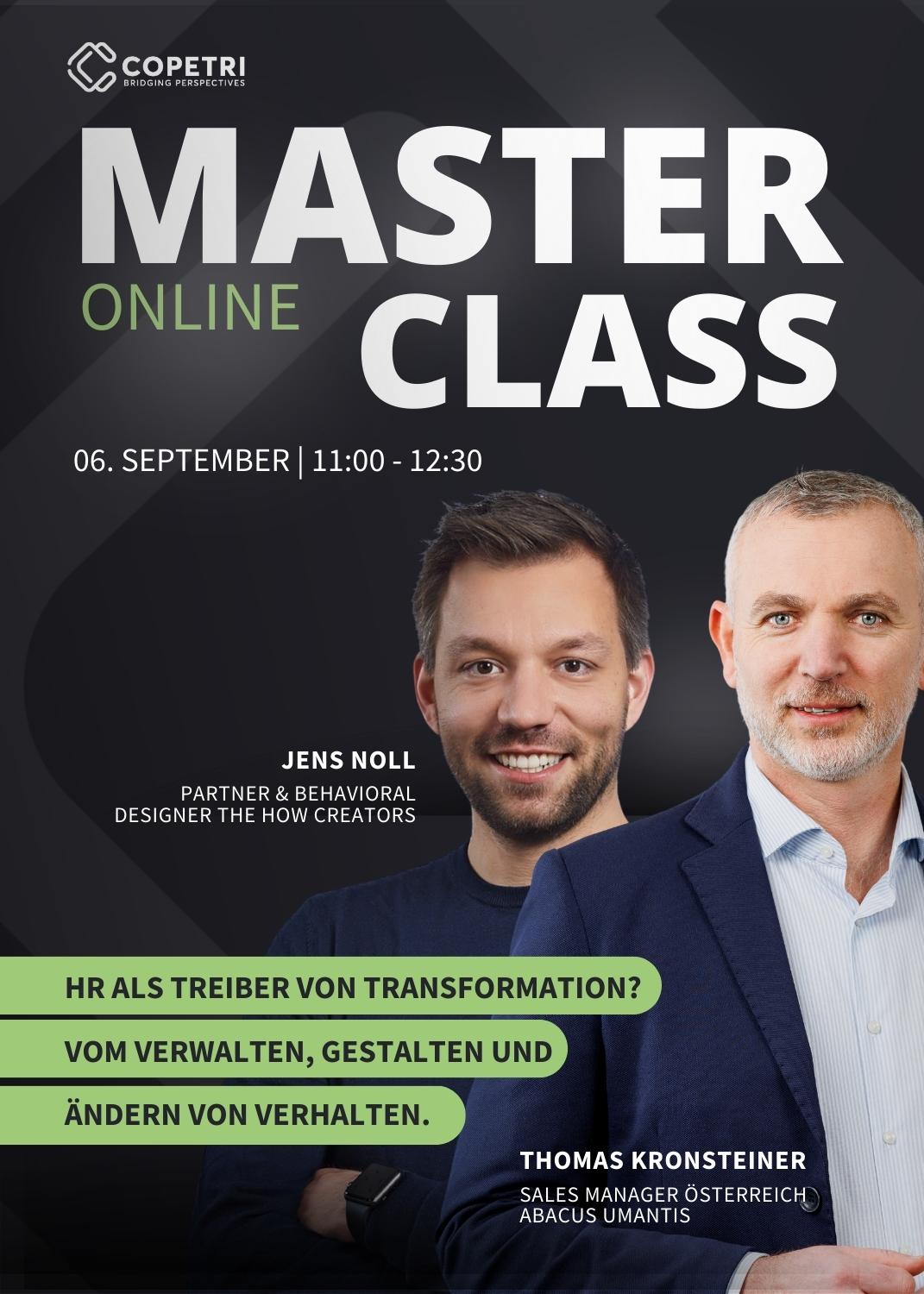 Masterclass  Umantis Digitalisierung im HR